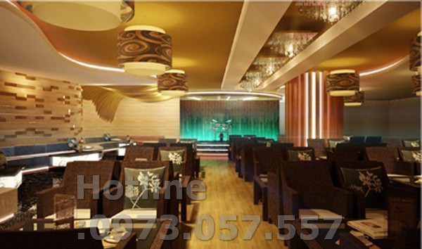 Thiết kế quán cafe sang trọng